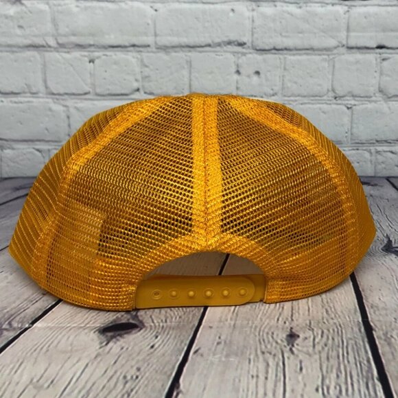 Vintage OMNI Communications Ltd. Red Deer Trucker Hat Mesh Cap Snapback Patch - Picture 3 of 7